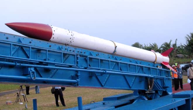 LAPAN Successfully Tested the Flight of Rhan-450 Rocket