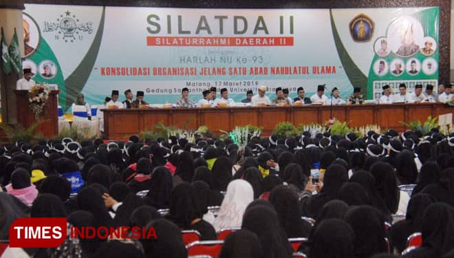 Ribuan Alumni PKPNU Kabupaten Malang Hadiri Silatda II di UB Malang