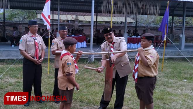 Kwartir Ranting Ubud Membuka Rangkaian Pesta Pramuka Siaga Kwartir Cabang Gianyar