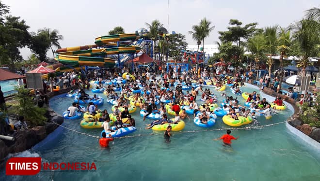Serunya Liburan Lebaran di Saygon Water Park Pasuruan