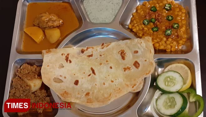 Selain Kulfi dan Chicken Tandoori, Indian Thali Juga Menu Andalan Indian Resto
