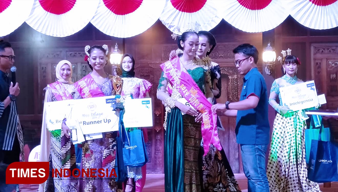 Indira Riza Juara Miss Kebaya 2019 Lippo Plaza Jember
