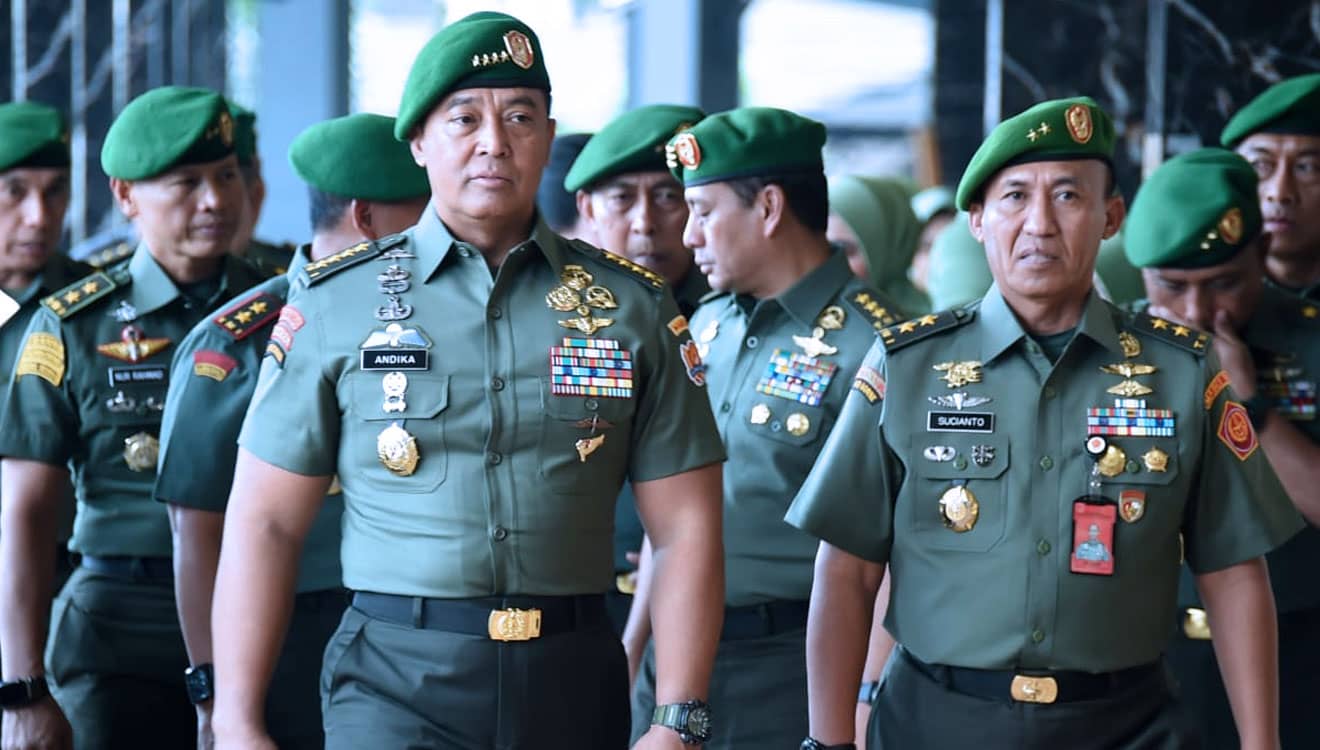 Naik Pangkat, 10 Pati Melapor Kepada Kasad