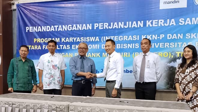 Sinergi Akademisi FEB UB dengan Pimpinan Bank Mandiri