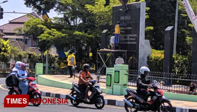 Tugu Pancasila di Alun-Alun Magetan akan Berpindah Tempat