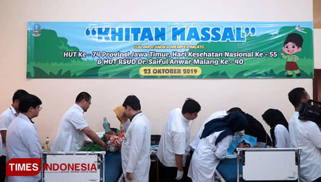 Sambut Hari Kesehatan Nasional, RSSA Malang Gelar Sunatan Massal Gratis