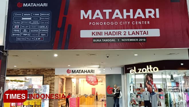 Matahari Departement Store Perluas Area Belanjanya di Ponorogo City Center