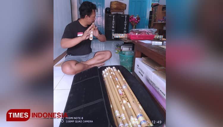 Seruling Bambu Ponorogo Menembus Pasar Luar Negeri