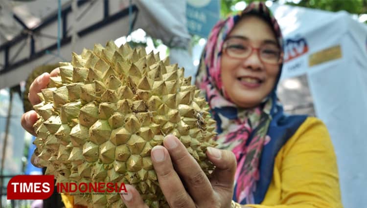 Beragam Durian Unggul Jawa Timur Mejeng di Surabaya