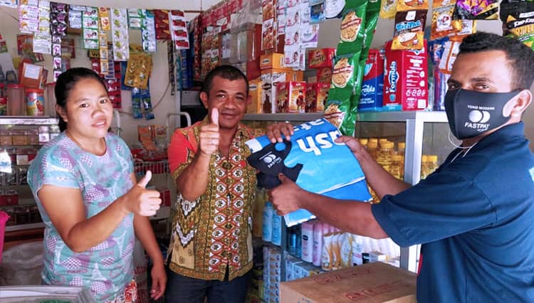 Peduli Pandemi, Mitra Fastpay Bagi-bagi 10.000 Masker Gratis