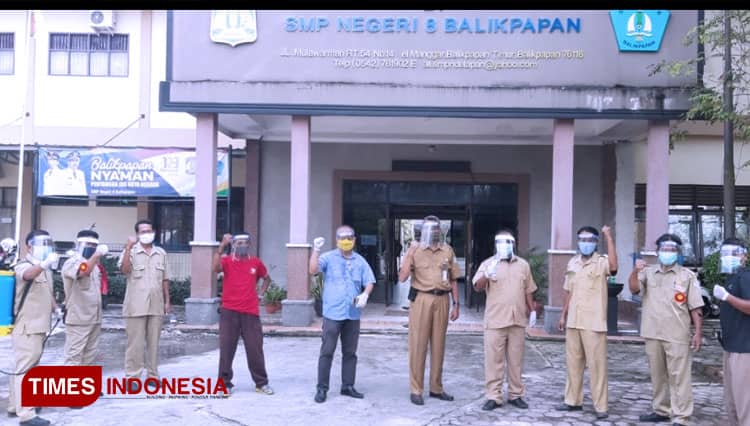 SMPN 8 Balikpapan Siap Laksanakan PPDB Online dengan Protokol Kesehatan 