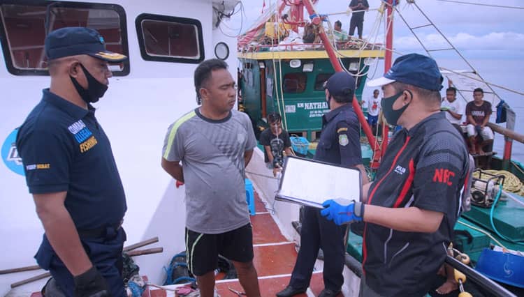 DKP Malut Pergoki Tiga Kapal Asal Sulut di Perairan Halmahera Utara