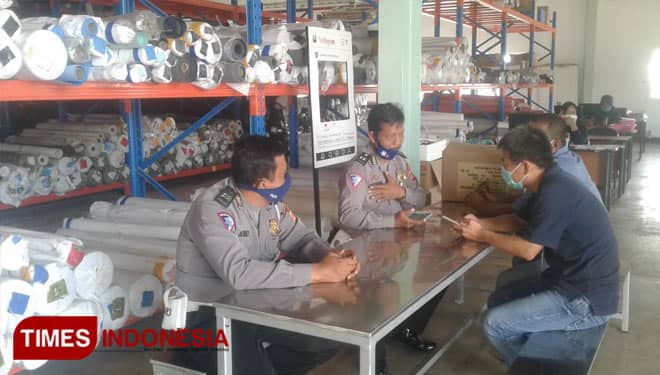 Polres Majalengka Ajak Karyawan PT Diamond Tertib Lalu Lintas dan Patuhi Protokol Kesehatan