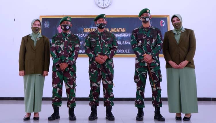 Tingkatkan Sinergi Dalam Lepas Sambut Komandan Yonif Mekanis 521/DY