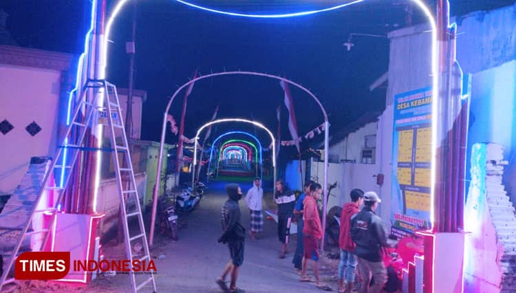 Pemuda Desa di Banyuwangi Rayakan HUT 75 RI dengan Lomba Kampung Merdeka
