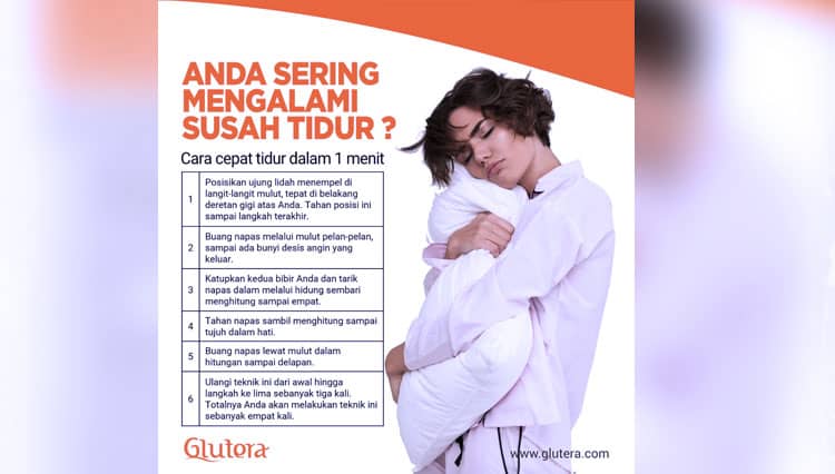 Cara Cepat Tidur dalam 1 Menit
