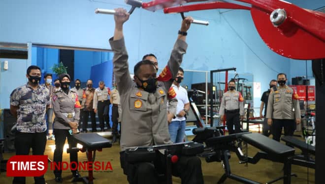 Kapolres Malang Resmikan Bhayangkara Fitness Center Satu Jiwa