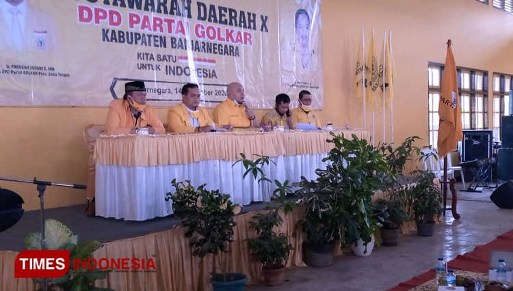 Agus Junaedi Terpilih Jadi Ketua DPD Partai Golkar Banjarnegara Periode 2020-2025