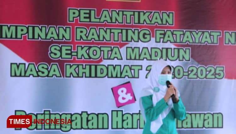 Lantik PR Fatayat NU se-Kota Madiun, Titin: Perempuan Hebat Negara Kuat