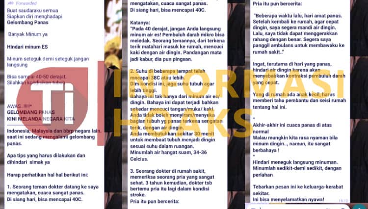 [CEK FAKTA] Gelombang Panas Melanda Indonesia