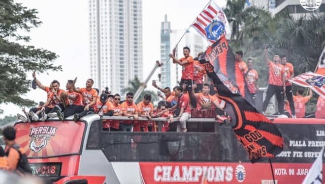 Persija Jakarta Kenang Hari Ini Pernah Jadi Juara Liga 1 2018 
