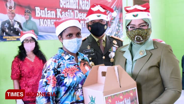 Bulan Kasih Natal, Danrem 174/Merauke Berbagi Bingkisan untuk Anak Panti Asuhan