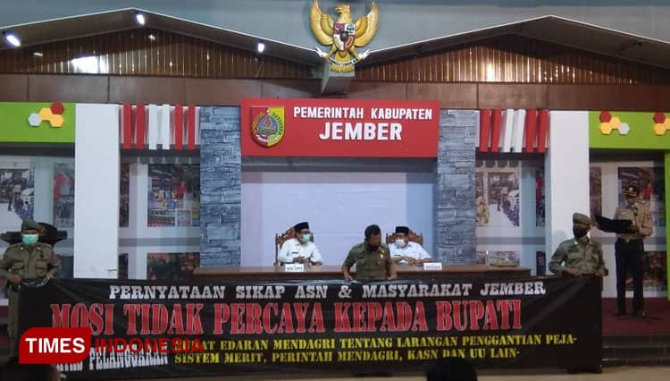 ASN di Jember Nyatakan Mosi Tidak Percaya kepada Bupati Jember dr Faida