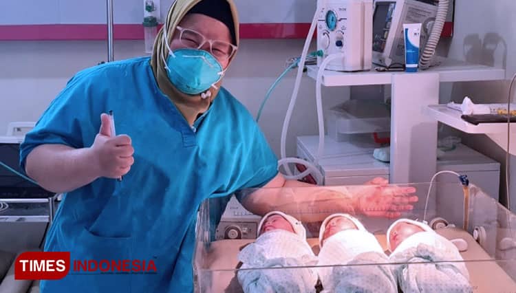 Bayi Kembar Tiga Lahir di Banyuwangi, Dokter: Kejadian 1 Banding 10 Ribu