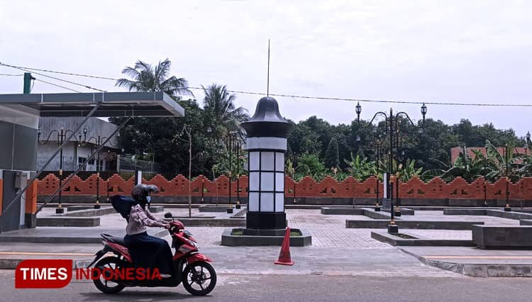 Permudah Pengunjung, Taman Raharja di Majalengka Dilengkapi Kantong Parkir