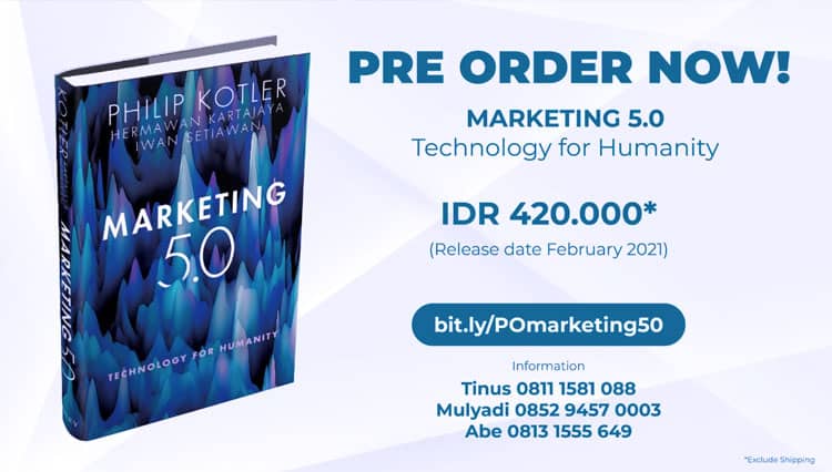 MarkPlus, Inc. Luncurkan Buku Marketing 5.0: Technology for Humanity