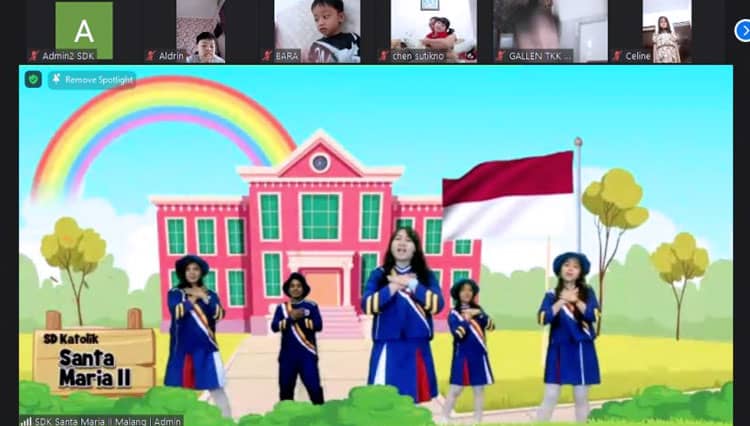 SDK Santa Maria 2 Malang Gelar Virtual Trial Class, Ini Tujuannya