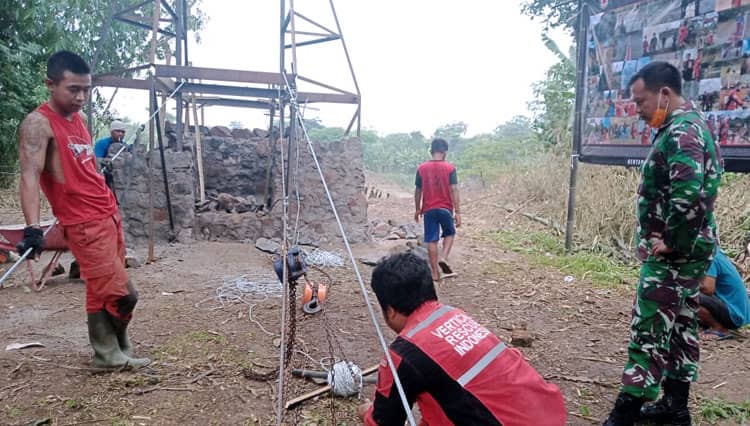 Kodim 0617 Majalengka Bangun Jembatan Gantung di Perbatasan Majalengka-Sumedang