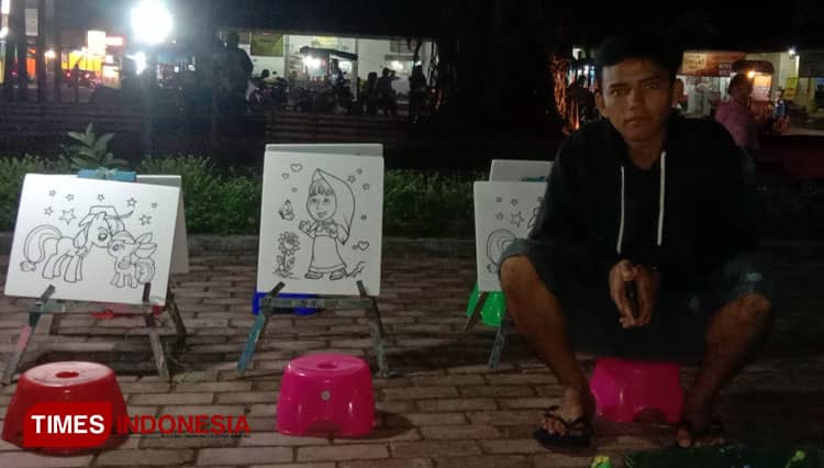 Alun-alun Parigi di Pangandaran Tempat Rekreasi dan Mengais Rejeki