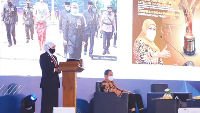 Gubernur Khofifah Isi Kuliah Umum di IPDN Jatinangor, Ini yang Dibahas