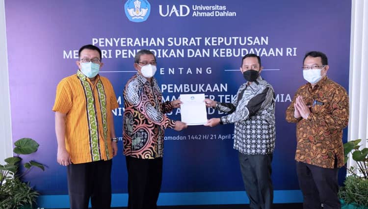 UAD Yogyakarta Resmi Buka Program Studi Magister Teknik Kimia