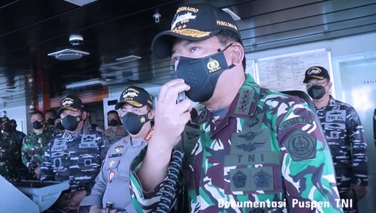 Instruksi kepada Tim Pencari KRI Nanggala 402, Panglima TNI: Tabah Sampai Akhir