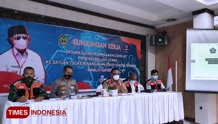 Satgas Covid-19 Malut Lakukan Monitoring Penanganan Covid-19 di Kota Ternate