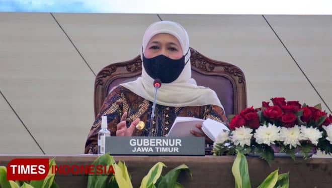 Gubernur Khofifah Positif Covid-19, Isolasi di Tuban