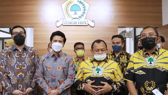 Demokrat Temui Golkar Jatim, Sarmuji: Koalisi Permanen Dukung Khofifah Sampai 2024 