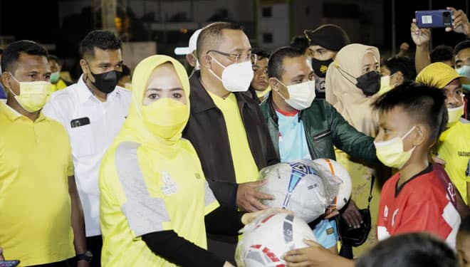 Komitmen Partai Golkar Ternate Majukan Sepak Bola Maluku Utara