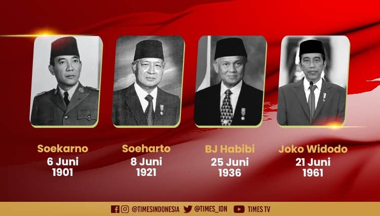 Ultah ke-60 Presiden Jokowi, Fakta Bulan Juni Sebagai Bulan Kelahiran Para Presiden RI