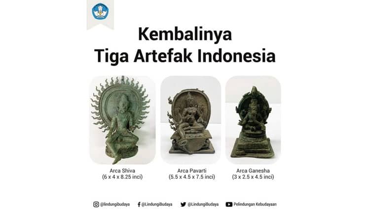 Kronologi Hingga Taksiran Harga Tiga Artefak Kuno yang Dikembalikan Amerika
