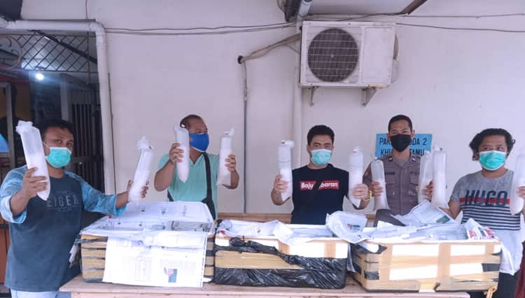 Polresta Banyuwangi Amankan Mobil Misterius Angkut 40 Ribu Baby Lobster
