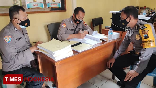 Jelang Sertijab, Seksi Pengawasan Polres Cilacap Lakukan Verifikasi
