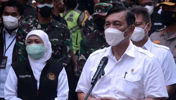 Luhut Minta jangan Ada Angka Covid-19 yang Ditutup-Tutupi