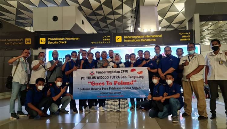 P3MI PT Tulus Widodo Putra Berangkatkan CTKI ke Polandia