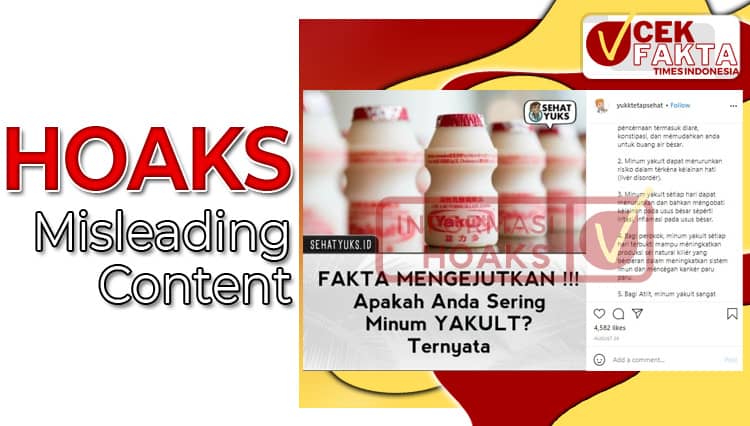 [CEK FAKTA] Manfaat Yakult untuk Mencegah Kanker Paru-Paru