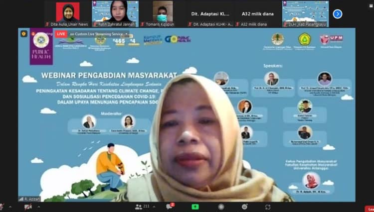 Prodi S2 Kesehatan Lingkungan Unair Surabaya Ajak Peduli Climate Change dan Proklim