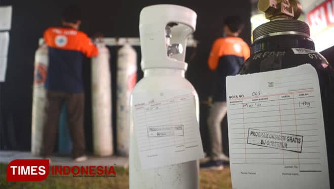 Kasus Covid-19 Melandai, Kebutuhan Oksigen di Kota Malang Menurun Drastis