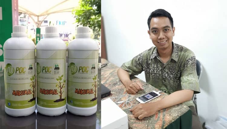 Pusdi K2l FMipa Unisma Malang Rilis Pupuk Organik Cair NUPOC